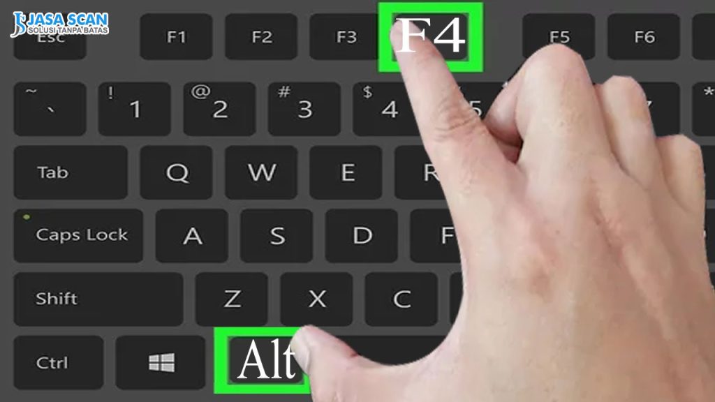 Gunakan Kombinasi Alt + F4